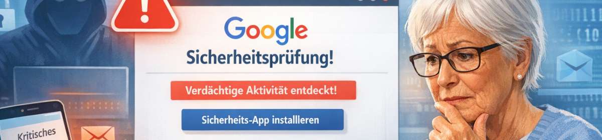 Vorsicht: Falsche Google-Sicherheitsmeldungen